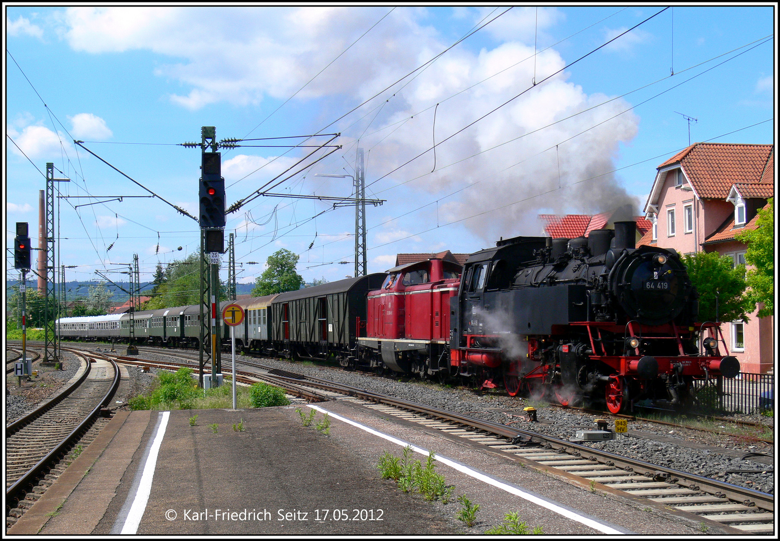 Zugabe > noch ein Foto von der Waldbahn zu Himmelfahrt 17.Mai 2012