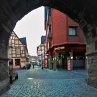 Zugang im die schöne Altstadt von Ahrweiler