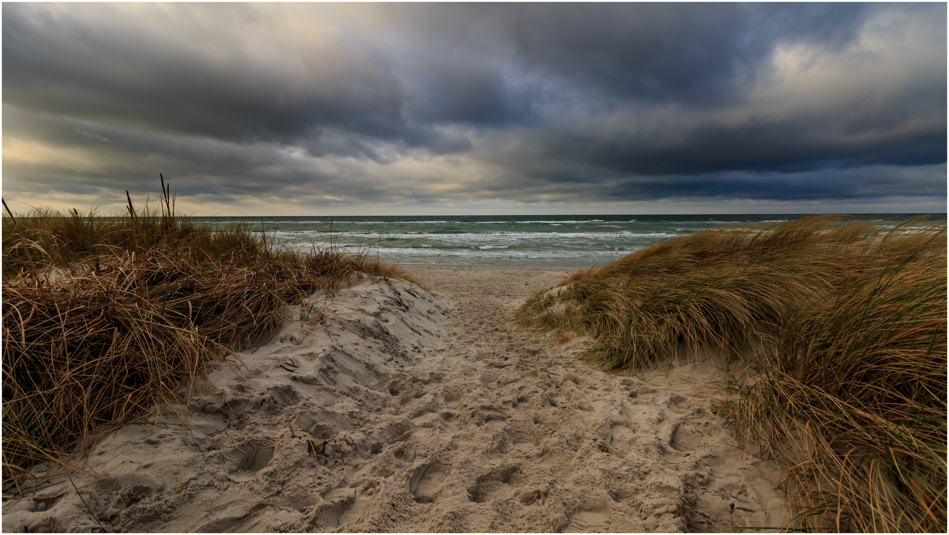 Zugang Ostsee Darß