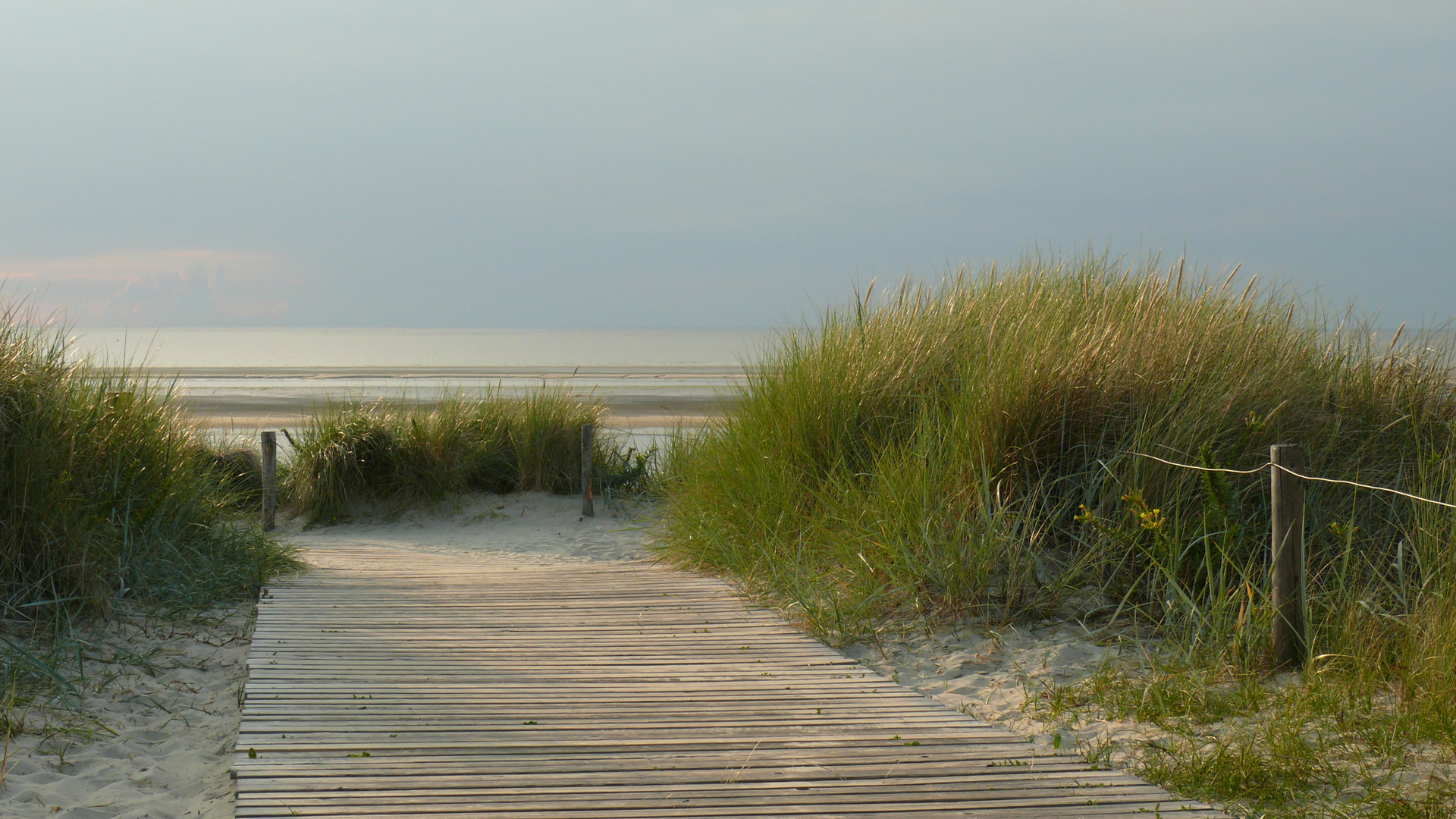 Zugang zum Meer auf Langeoog