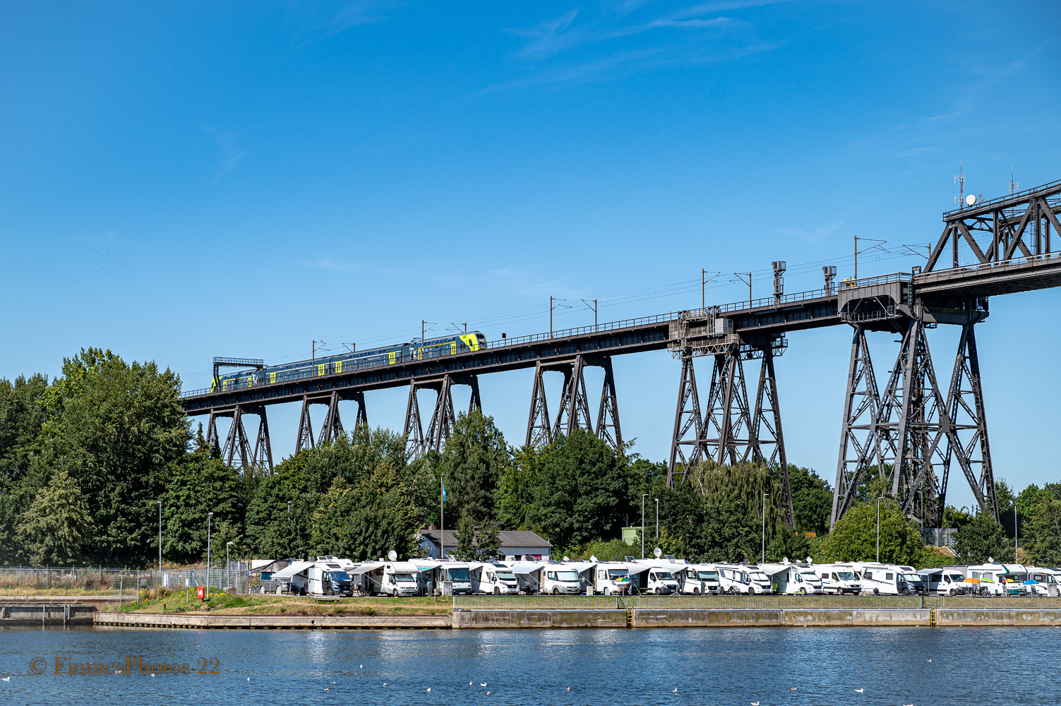 Zugang zum Rendsburger Hockbrücke