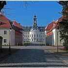 Zugang zum Schloss Hubertusburg / Wermsdorf Sachsen