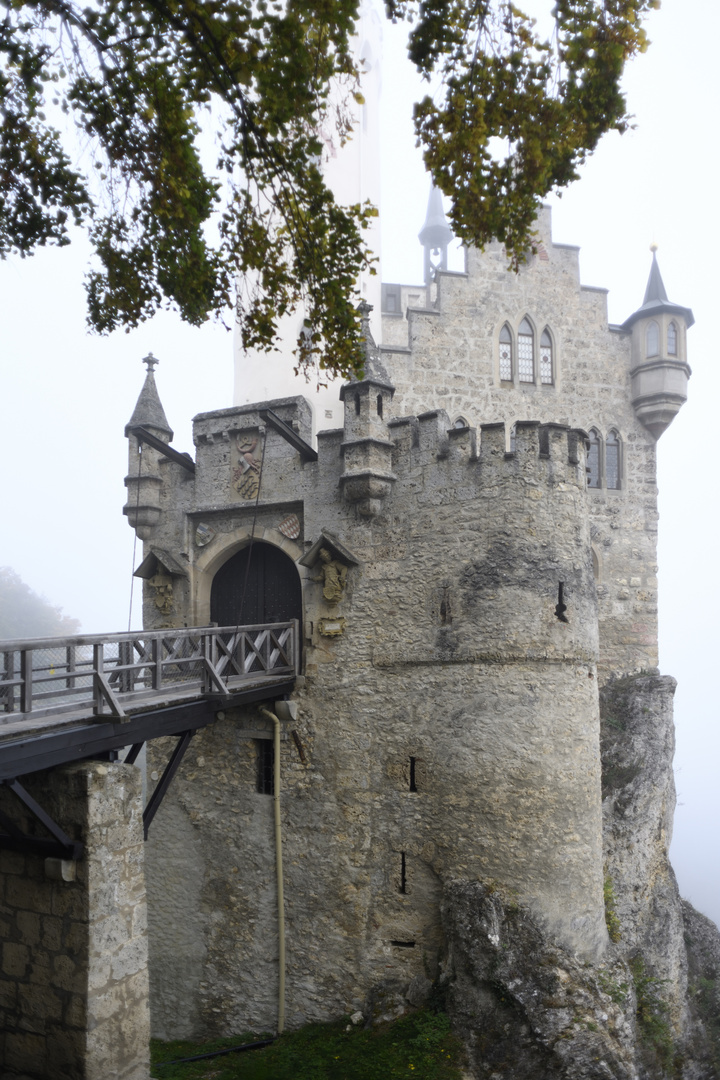 Zugang zum Schloss Lichtenstein
