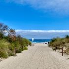 Zugang zum Strand von Warnemünde 