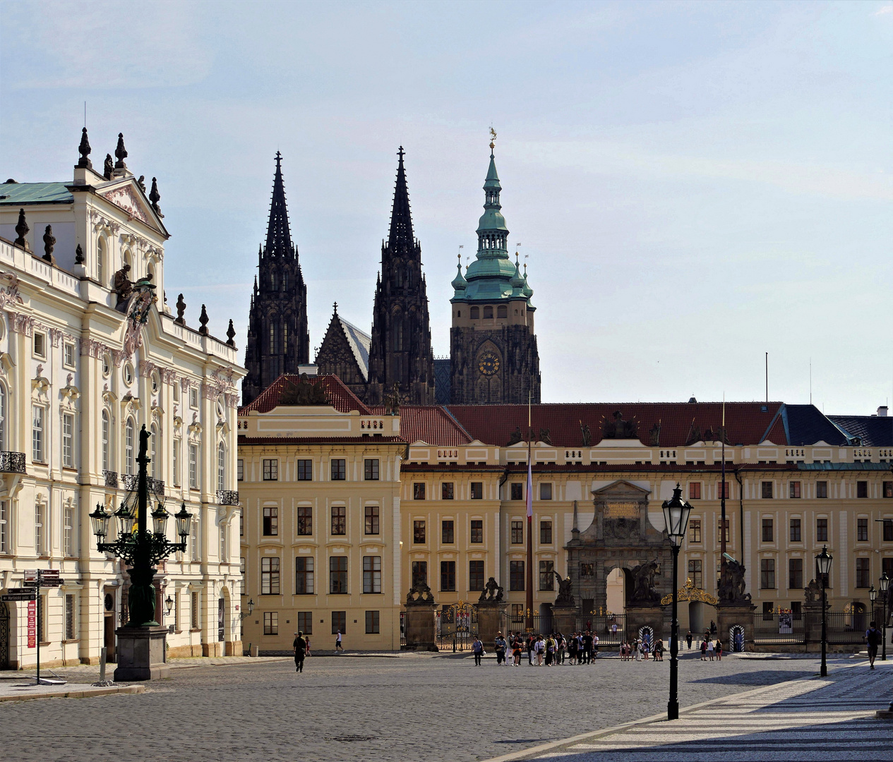 Zugang Zur Prager Burg Foto Bild World Prag Burg Bilder Auf Fotocommunity