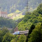 Zugbegegnung am St. Gotthard