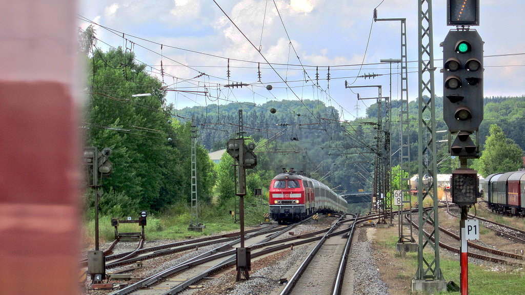 Zugbegegnung in Amstetten