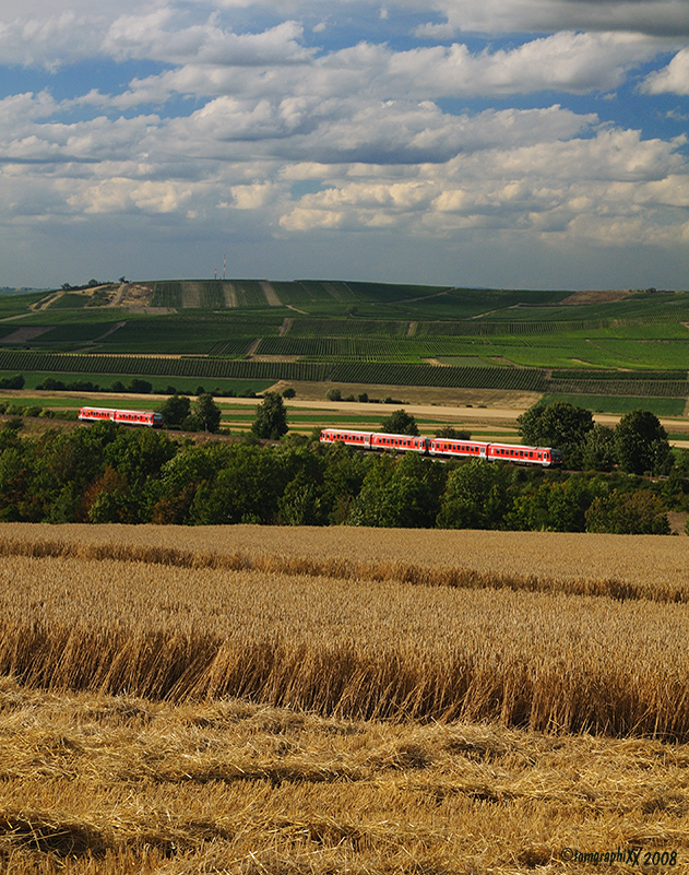 Zugbegegnung in der Provinz  - I -