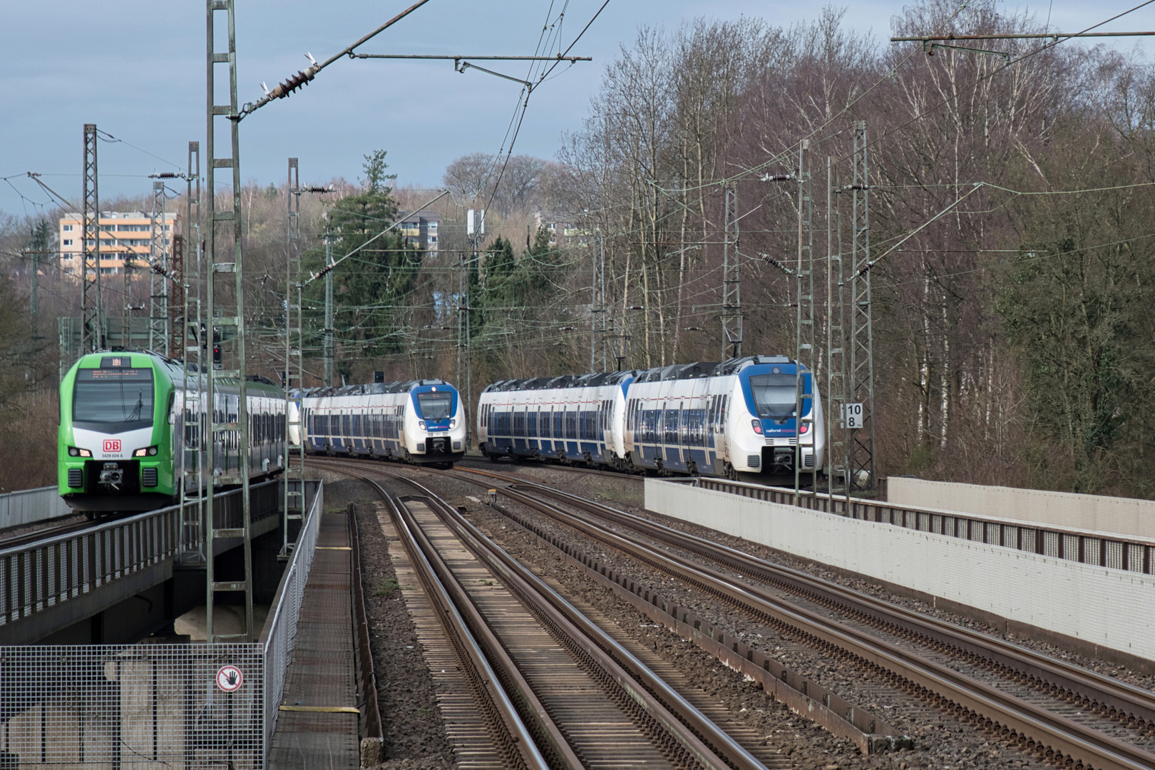 Zugbegegnungen in Wuppertal-Vohwinkel