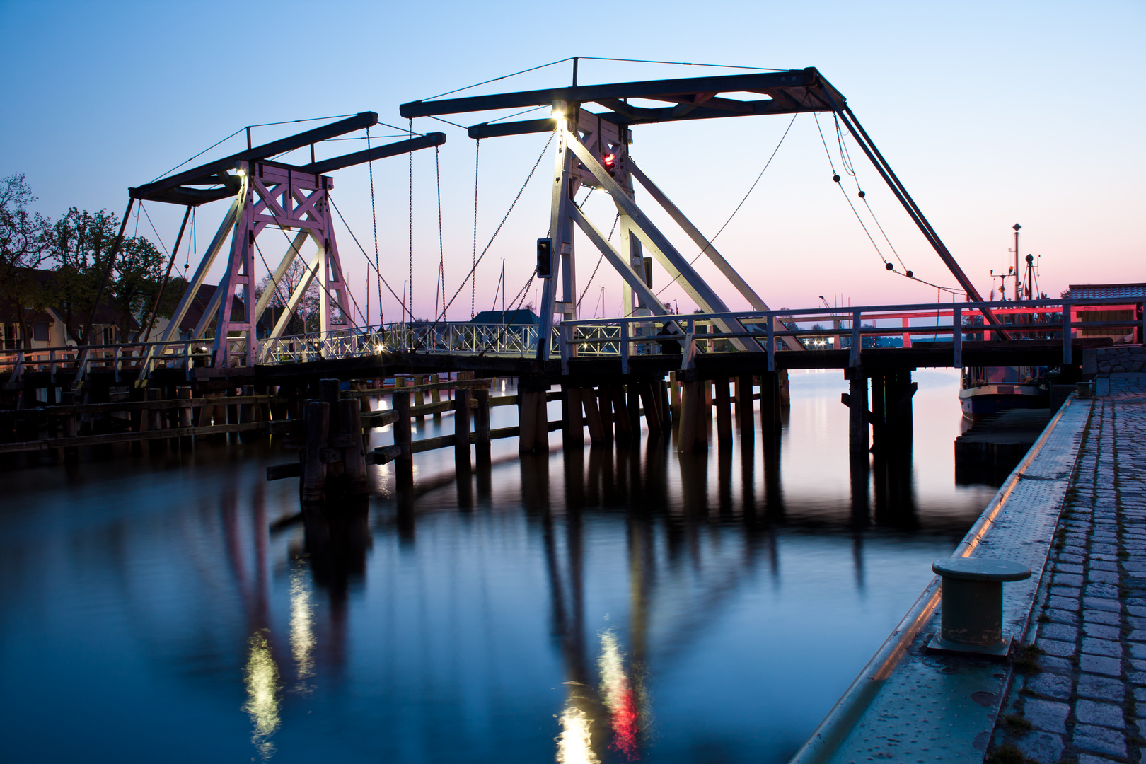 Zugbrücke am Greifswalder Bodden