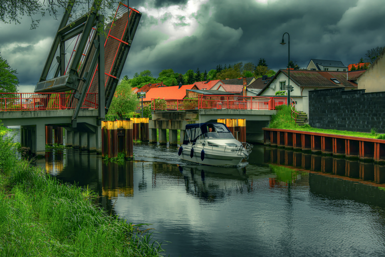 Zugbrücke in Niederfinow