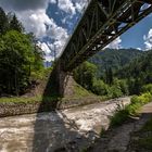 Zugbrücke über die Enns im Gesäuse