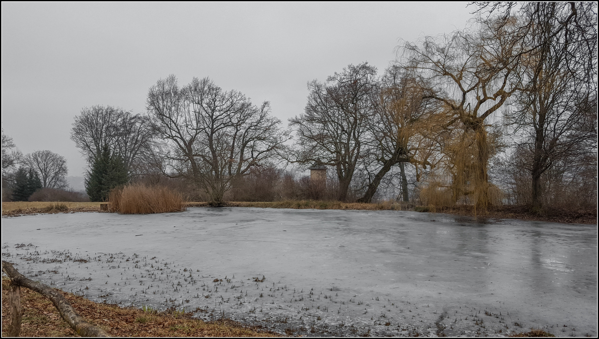 zugefroren Foto & Bild kalt, winter, teich Bilder auf