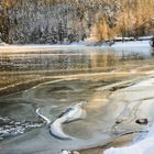 zugefrorener Grundlsee  " Winterlicht"