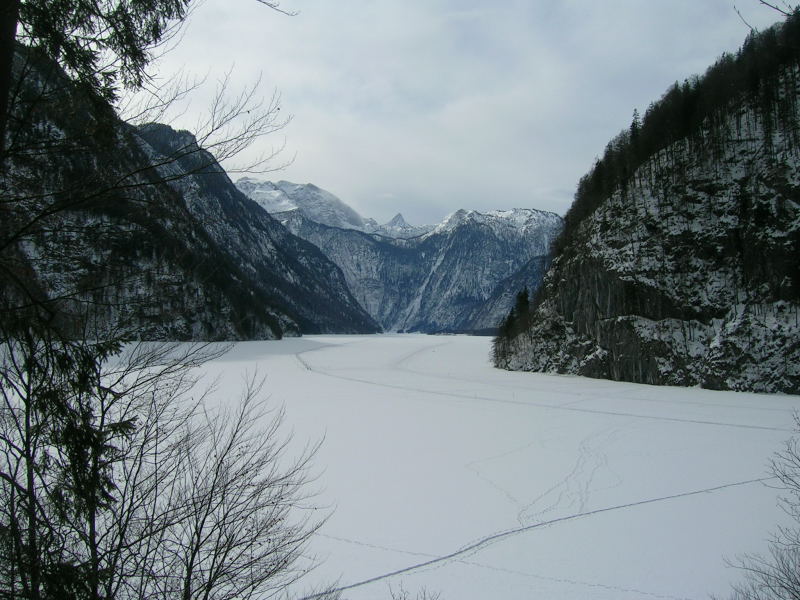 Zugefrorener Königssee