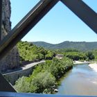 Zugfahrt durch das Gordontal - Fahrt über eine Brücke