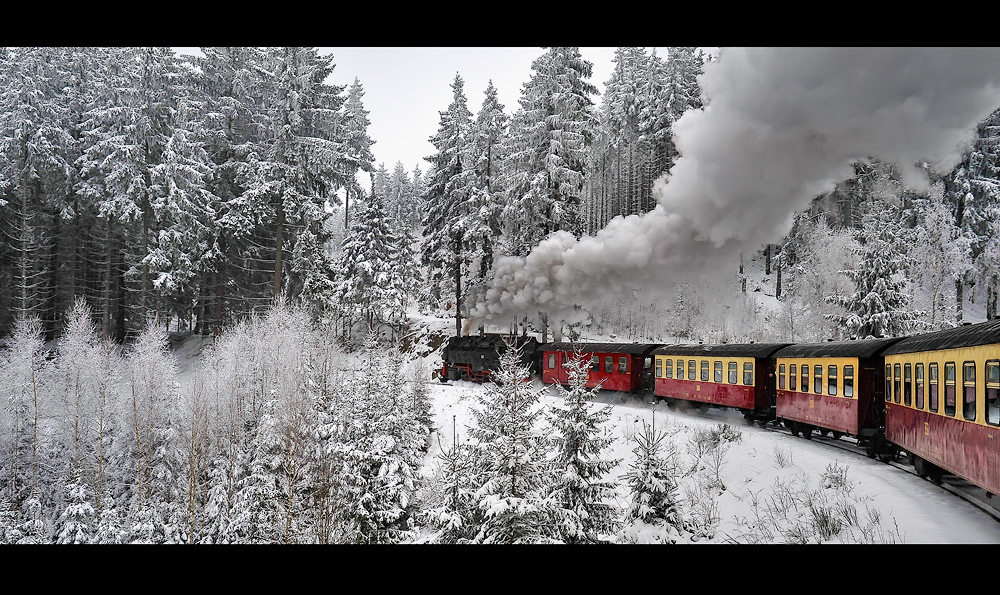 Zugfahrt zum Brocken