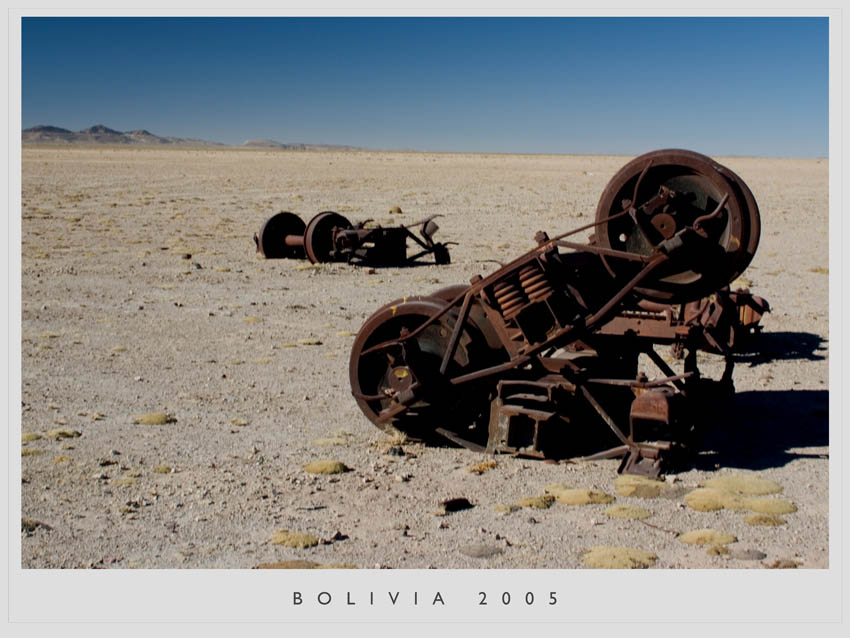 Zugfriedhof in Uyuni