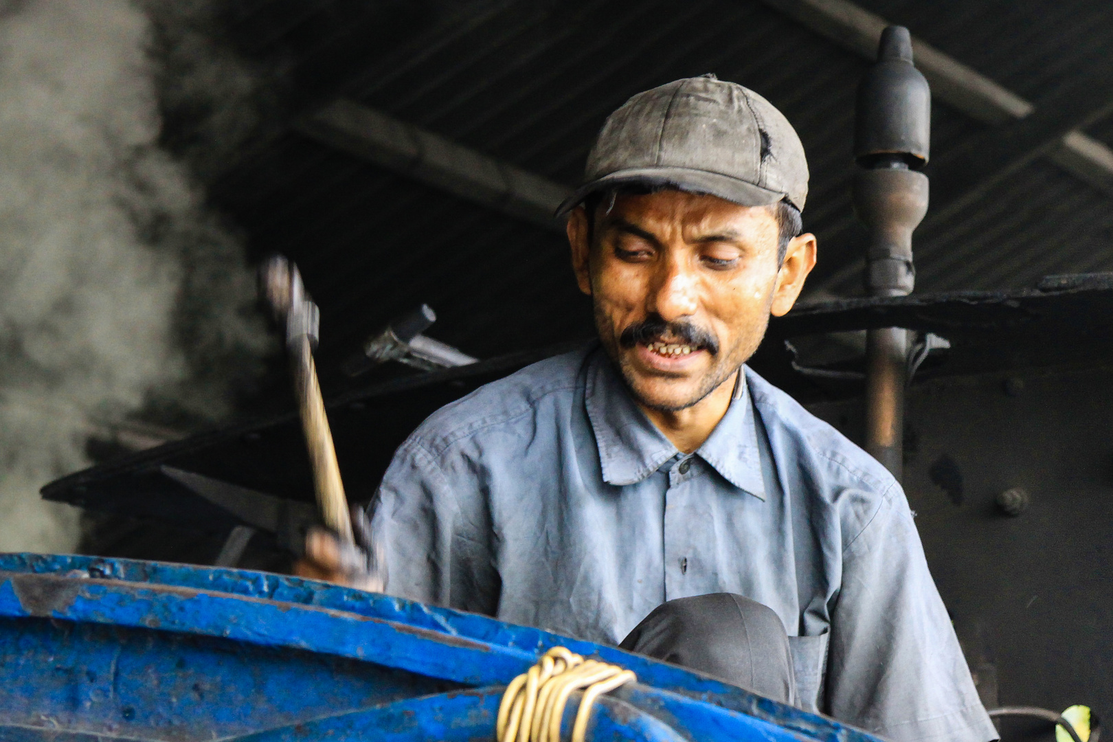 Zugführer des Darjeeling Himalayan Railway...