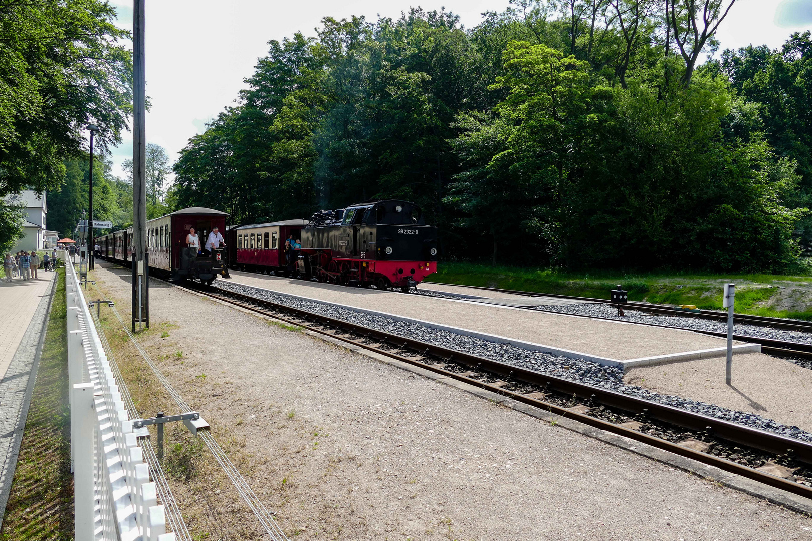 Zugkreuzung Bahnhof Heiligendamm