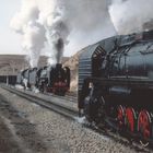 Zugkreuzung im Bahnhof Xiankengzi