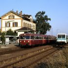 Zugkreuzung in Weisenheim am Sand