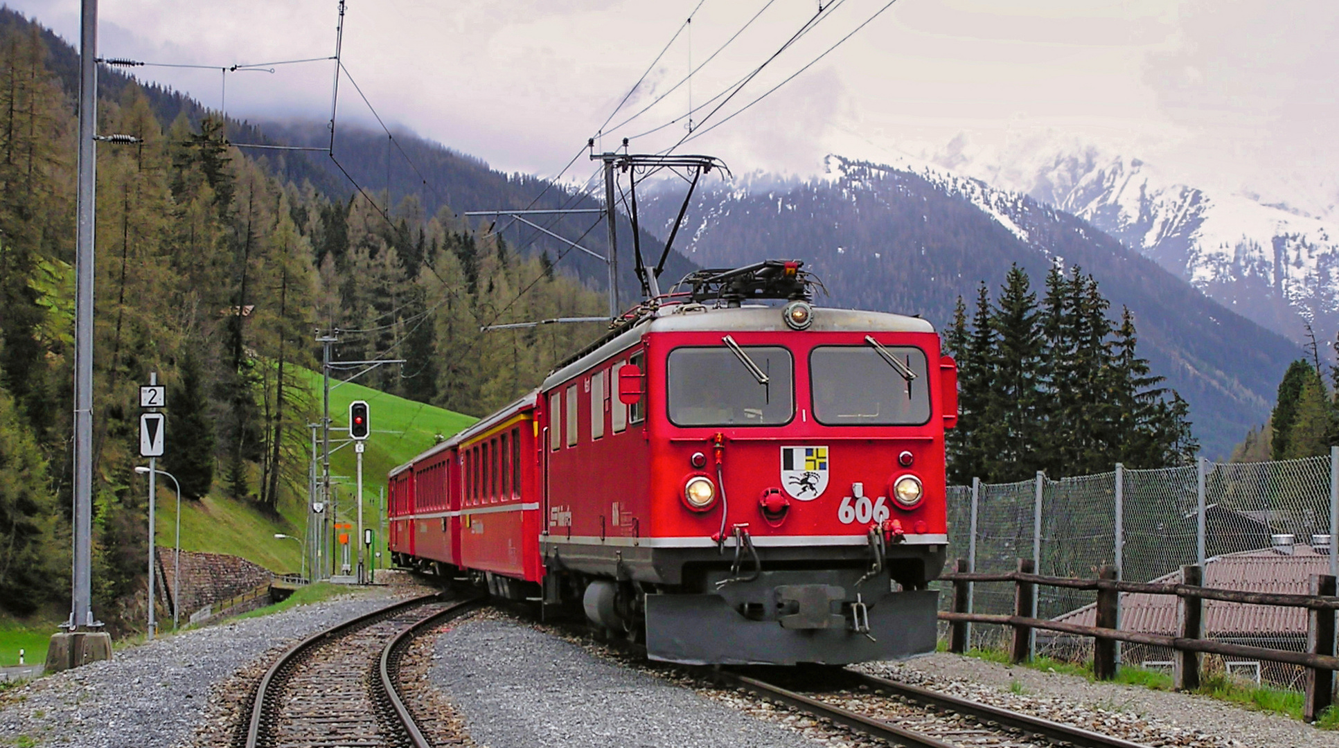 Zugkreuzungen bei der Rhätischen Bahn (1)