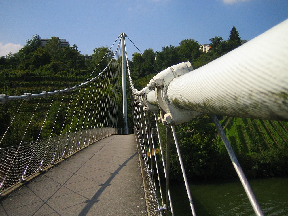 Zugseile einer Brücke