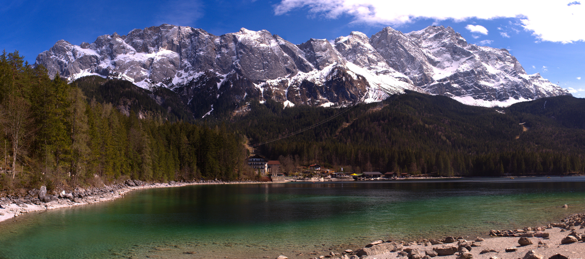 Zugspitz-Blick vom Eibsee