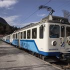 Zugspitzbahn am Haltepunkt 