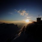 Zugspitzblick  - Sonnenuntergang  vom 22.10.2010