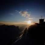 Zugspitzblick  - Sonnenuntergang  vom 22.10.2010