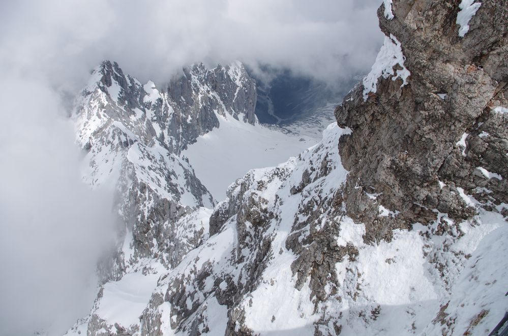 ZUGSPITZE ABWÄRTS