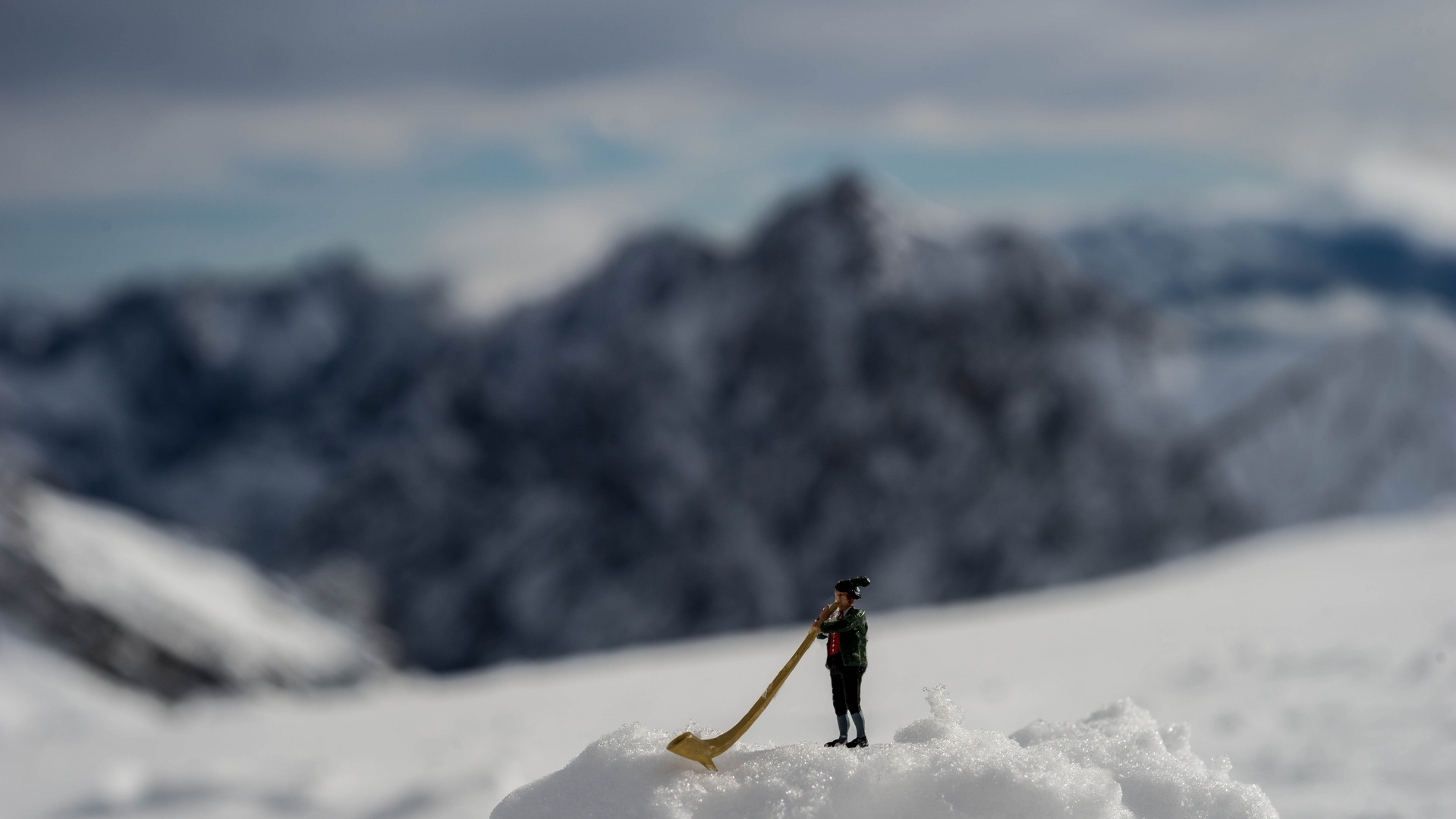 Zugspitze Alphornbläser