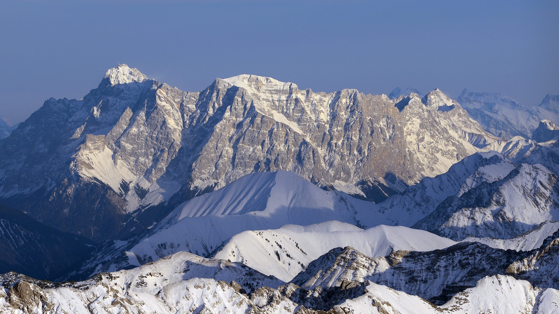 Zugspitze am 21. Dezember 2014