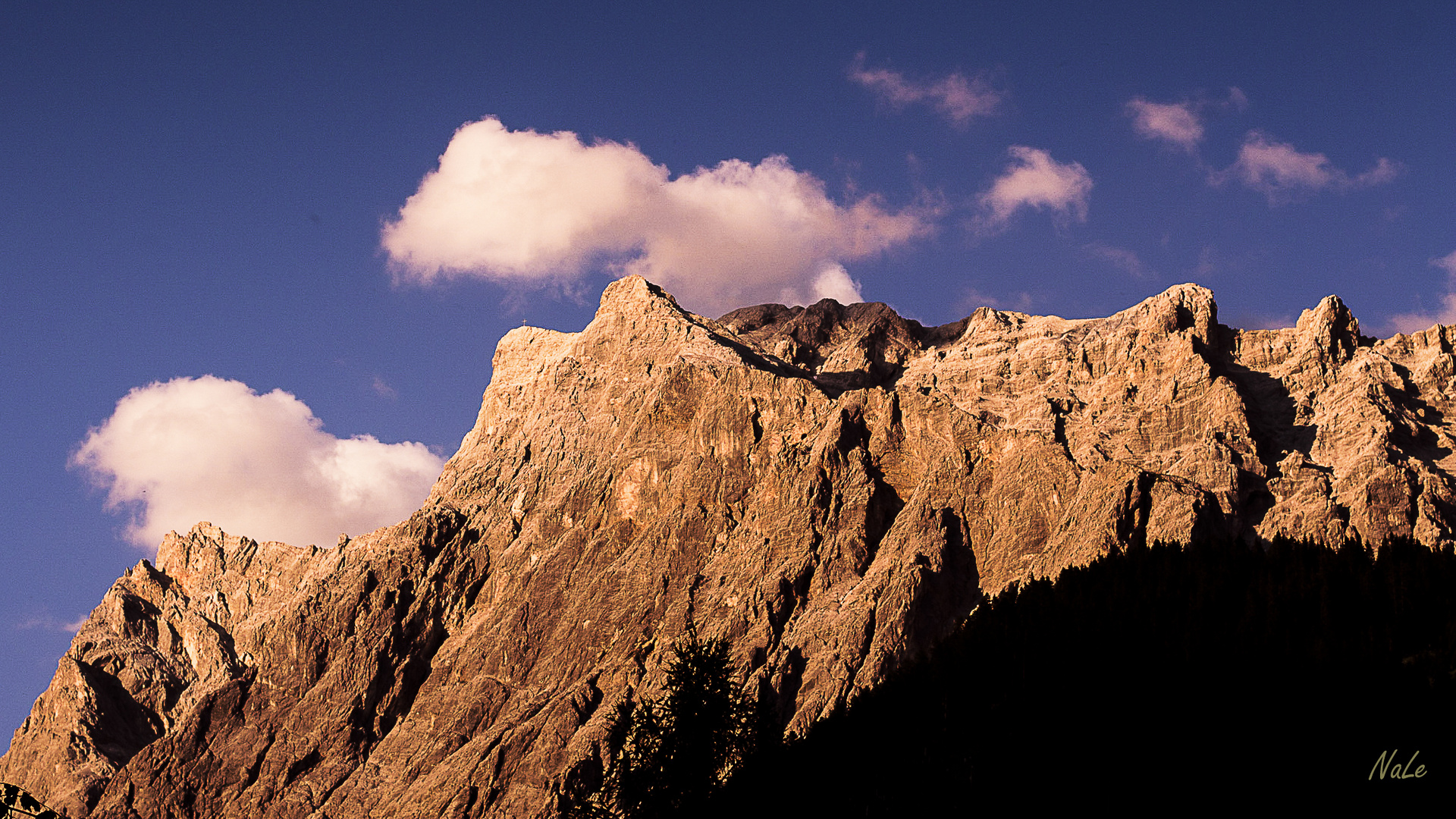 Zugspitze am Abend