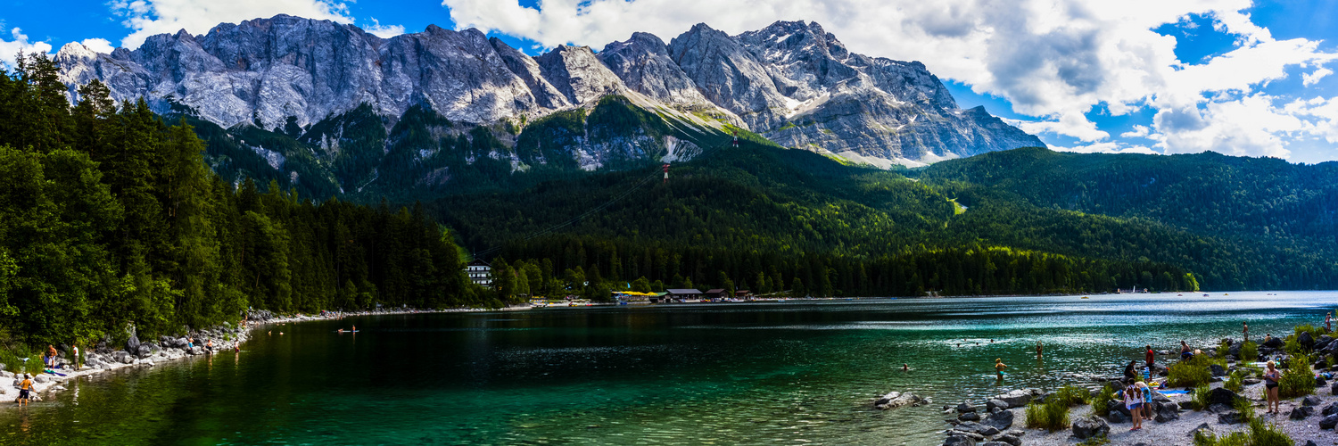 Zugspitze am Eibsee