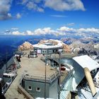 Zugspitze Blick von der Wetterstation