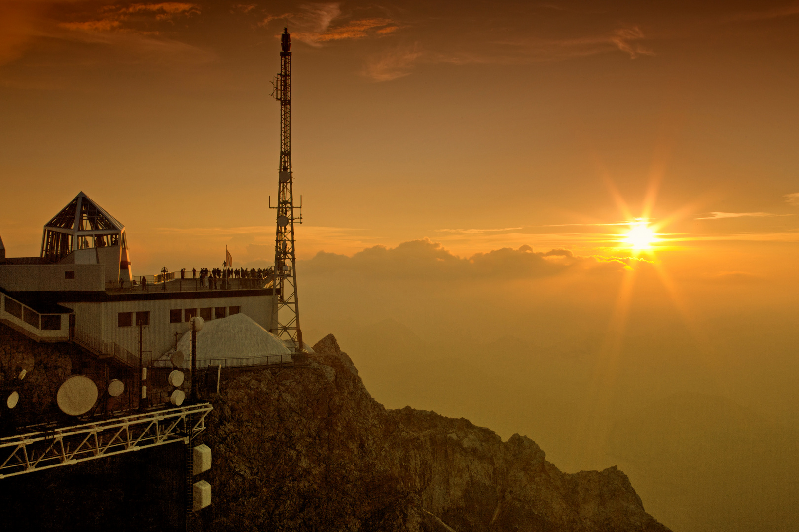 Zugspitze by Night