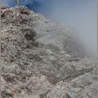 Zugspitze, Gipfelkreuz, Ostansicht