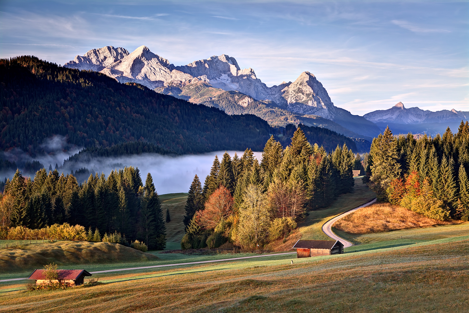 Zugspitze im Herbst