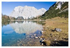 Zugspitze im Seebensee