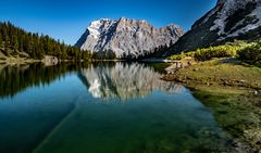 Zugspitze im Seebensee