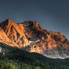 Zugspitze im Sonnenuntergang