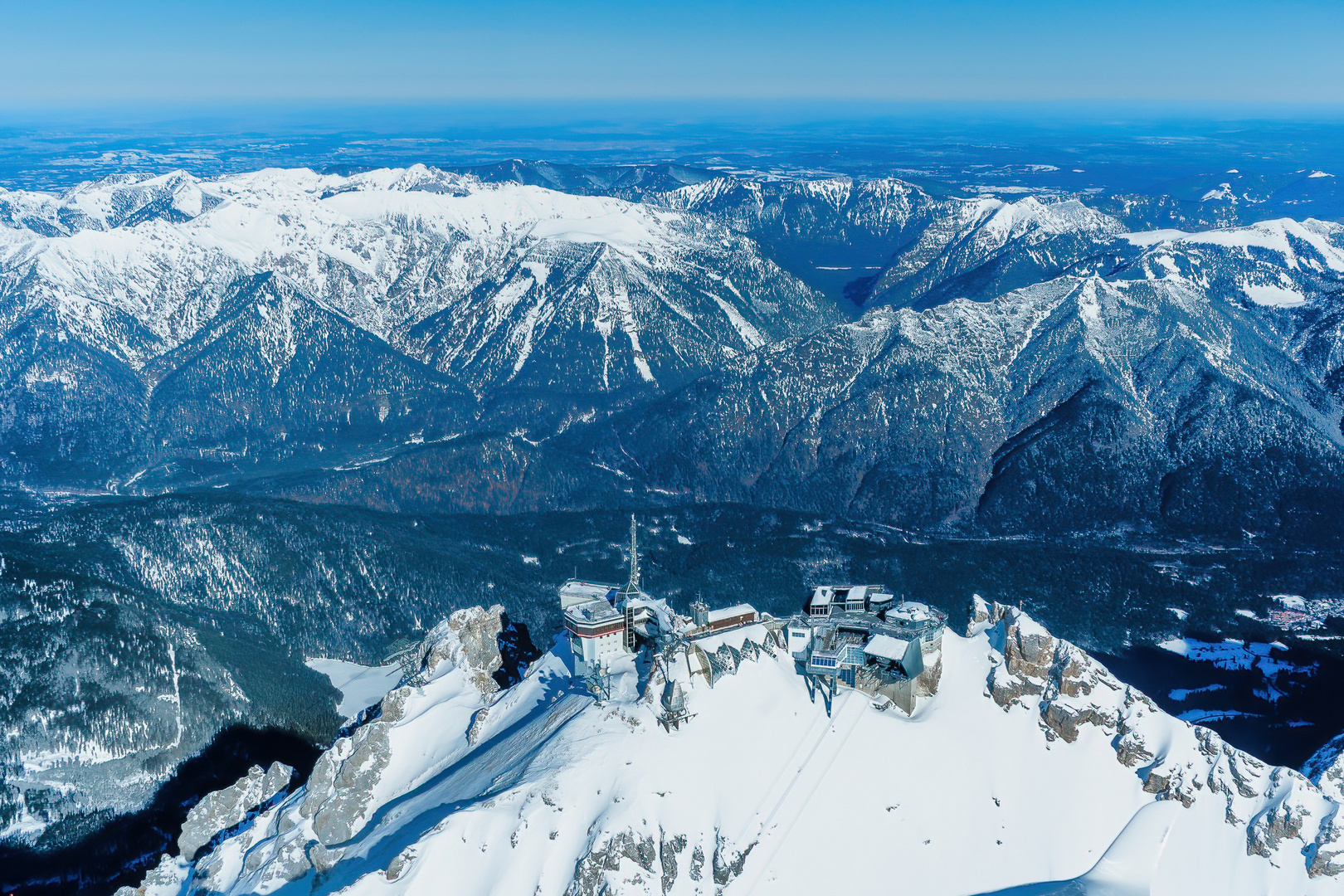 Zugspitze im Winter