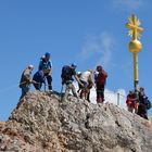 Zugspitze, Jung und Alt am Gipfel