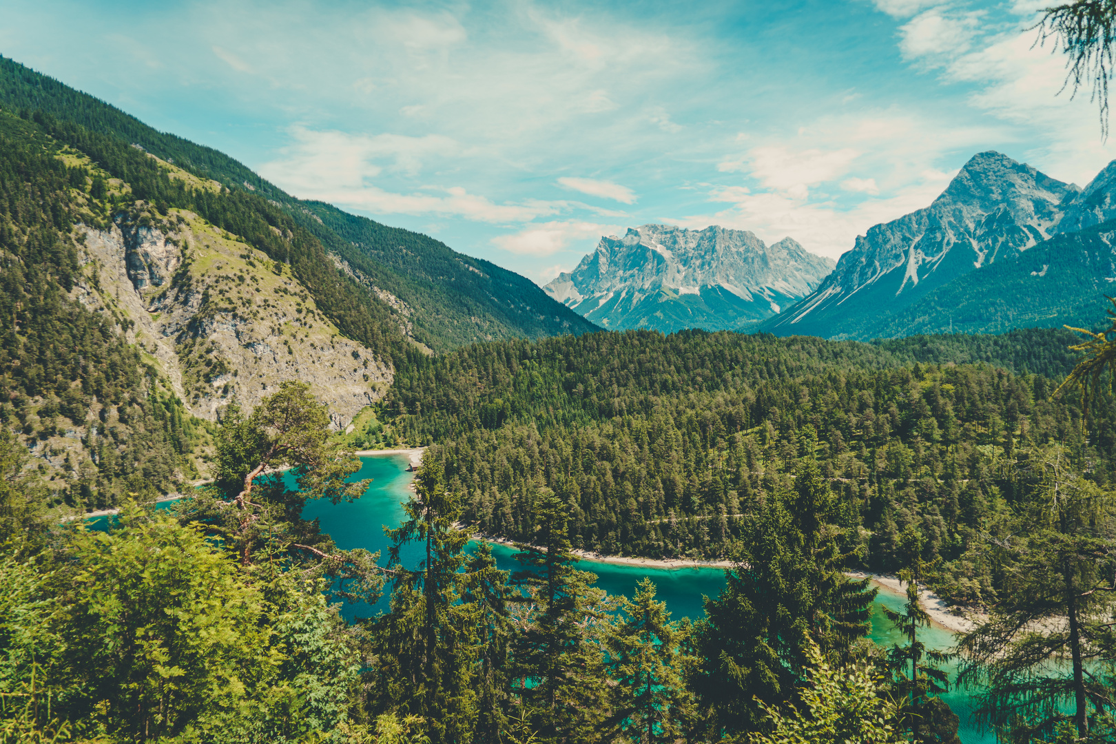 Zugspitze mit Blindsee