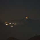 Zugspitze mit Pistenpräperation am "Blatt"