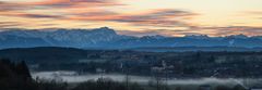 Zugspitze nach Sonnenuntergang