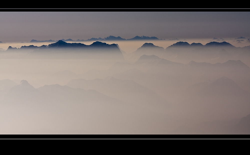 Zugspitze, Riffelwand- und Waxensteinkamm - Ballonfahrt am Alpenrand VII